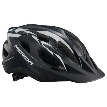 Fejvédő MERIDA SHADOW fekete/fehér - 8636