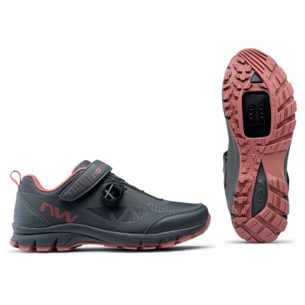 Cipő NORTHWAVE ALL TER. CORSAIR WMN 38 női, szürke/pink
