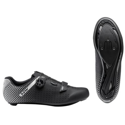 Cipő NORTHWAVE ROAD CORE PLUS 2 38 fekete/ezüst