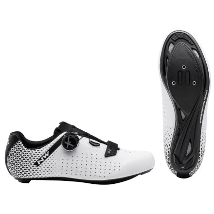 Cipő NORTHWAVE ROAD CORE PLUS 2 44 fehér/fekete
