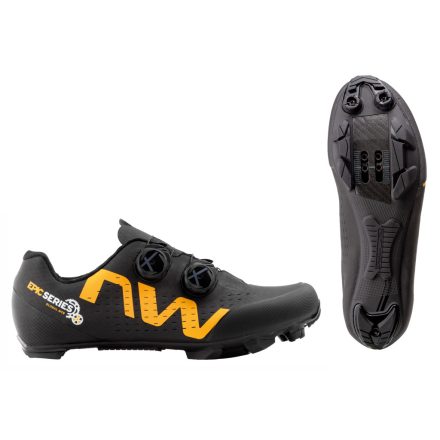 CIPŐ NORTHWAVE MTB REBEL 3 43 EPIC SERIES FEKETE/SÁRGA