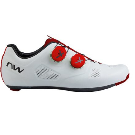 Cipő NORTHWAVE ROAD REVOLUTION 39 FEHÉR/FLUO PIROS