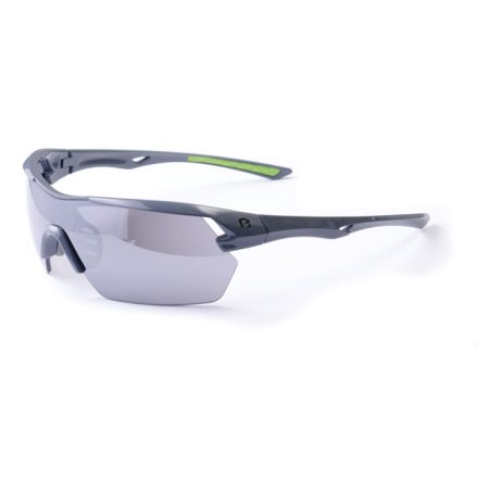 Szemüveg BIKEFUN TARGET szürke #2 smoke lencse, silver mirror C3