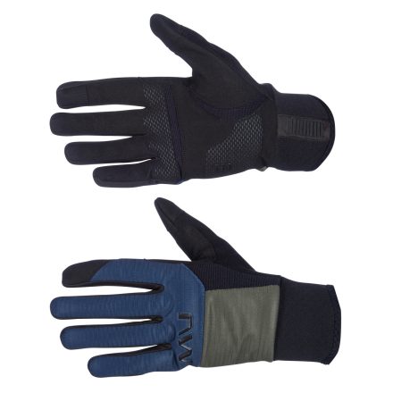 Kesztyű NORTHWAVE téli FAST GEL M hosszú, kék/zöld