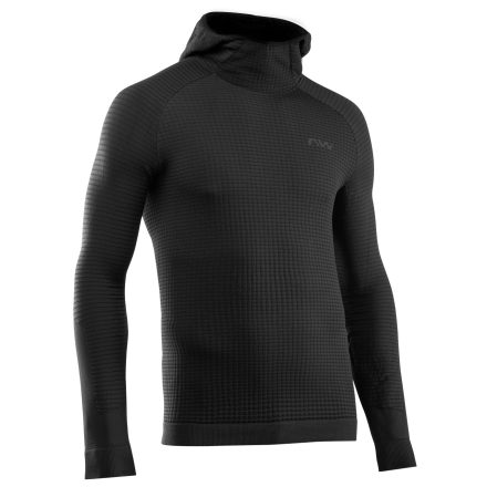 Mez NORTHWAVE ROUTE KNIT hosszú XXS kapucnis, fekete