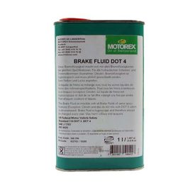   Fékfolyadék Motorex BRAKE FLUID DOT 4 (165 °C forráspont) 1L