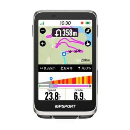 Computer iGPSPORT BiNavi ezüst ajándék M80 adapter és védőfólia