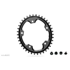 Lánckerék aB CX OVAL 110BCD 5 lyukas fekete 38T