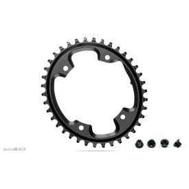   Lánckerék aB CX OVAL 110BCD asszimetrikus 4 lyukas fekete 42T