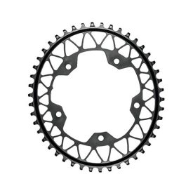   Lánckerék aB GRAVEL OVAL 110BCD 5 lyukas csavarokkal fekete 44T