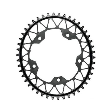 Lánckerék aB GRAVEL OVAL 110BCD 5 lyukas csavarokkal fekete 44T