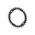 Lánckerék aB MTB OVAL 104BCD N/W fekete 30T (csavarok a csomagban)