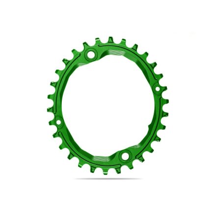 Lánckerék aB MTB OVAL 104BCD N/W zöld 30T (csavarok/hézagolók a csomagban)