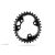 Lánckerék aB MTB OVAL Rotor 76BCD N/W fekete 34T