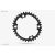 Lánckerék aB Országúti OVAL 110BCD asszim Shimano 9000/6800 4 lyukas fekete 34T