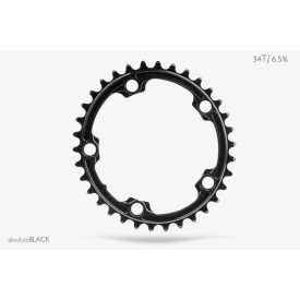 Lánckerék aB Országúti OVAL 110BCD 5 lyukas fekete 34T