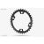 Lánckerék aB Országúti OVAL 110BCD asszim Shimano 9000/6800 4 lyukas fekete 36T
