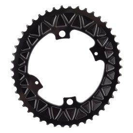   Lánckerék Országúti/Gravel SubCompact OVAL 110BCD 4 lyukas fekete 46T
