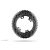 Lánckerék aB Országúti OVAL 110BCD asszim Shimano 9000/6800 4 lyukas fekete 52T