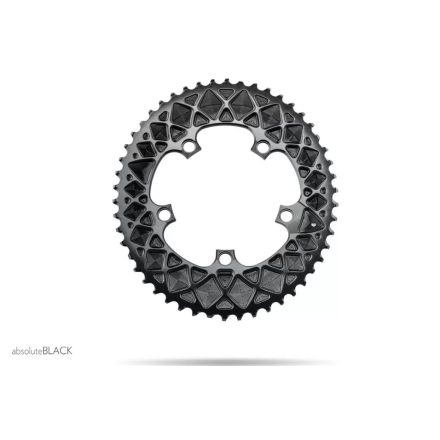 Lánckerék aB Országúti OVAL SRAM 110BCD 5 lyukas fekete 52T