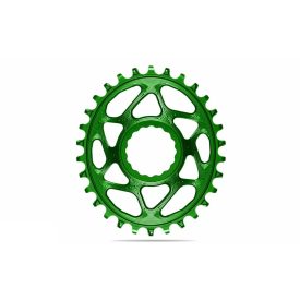   Lánckerék aB MTB OVAL SRAM Direct Mount/GXP N/W  zöld (6mm offset) 34T