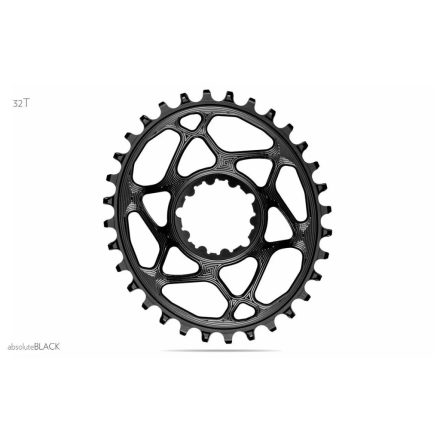 Lánckerék aB MTB OVAL SRAM Direct Mount  BOOST 148  fekete (3mm offset) 34T