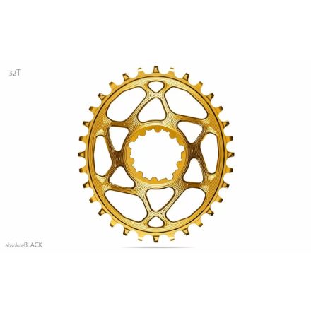 Lánckerék aB MTB OVAL SRAM Direct Mount  BOOST 148 arany (3mm offset) 34T