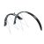 Sárvédő BIKEFUN MTB aluplastic fekete 58 mm, 26" - BFU025