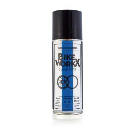 Tisztítószer BIKEWORKX CLEAN STAR Spray 200 ml - CLEAN/200