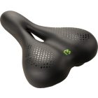 Nyereg BIKEFUN RAVENNA Comfort trekking fekete Memory Foam - D391MF
