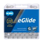 Lánc KMC EGLIDE-T 09-11s ezüst/ezüst EBIKE / CUES kompatibilis 1/2x11/128 132L