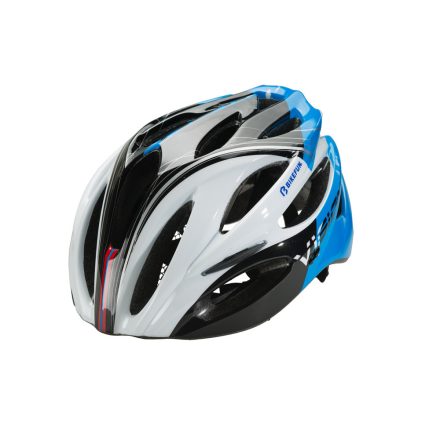 Fejvédő BIKEFUN VISION M kék-fekete-fehér, 55-58 cm