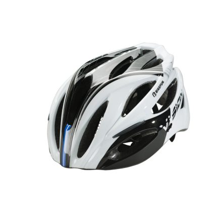 Fejvédő BIKEFUN VISION fehér-fekete - HB18BW
