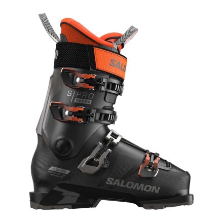 Salomon S/PRO SUPRA 110 GW 24/25 sícipő, férfi, Black / Dark Grey Met. / Orange Tiger