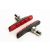 Fékpofa BIKEFUN MTB 72 mm menetes fekete/piros - MTB-945V-BKRED