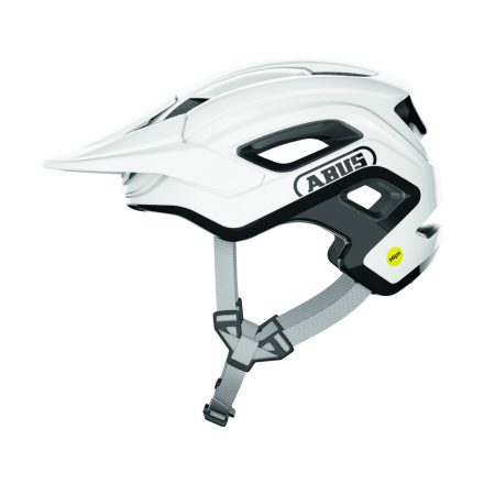ABUS kerékpáros sport sisak Cliffhanger MIPS, In-Mold, alpine white, L (57-61 cm)