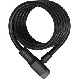 ABUS spirál lakat Booster 6512K/180/12, fekete