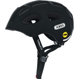   ABUS kerékpáros gyerek sisak Youn-I MIPS, In-Mold, velvet black, M (52-57 cm)