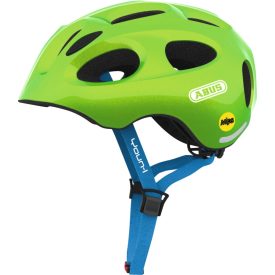   ABUS kerékpáros gyerek sisak Youn-I MIPS, In-Mold, sparkling green, M (52-57 cm)