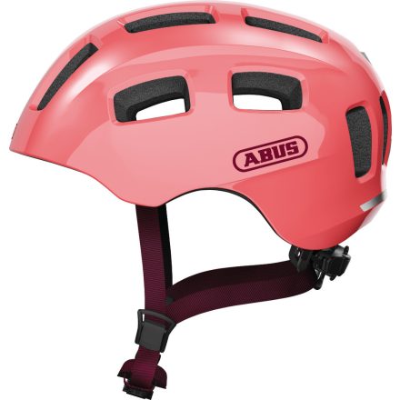 ABUS kerékpáros gyerek sisak Youn-I 2.0, In-Mold, living coral, S (48-54 cm)