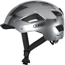   ABUS kerékpáros városi sisak Hyban 2.0, ABS, chrome silver, L (56-61 cm)
