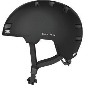   ABUS kerékpáros városi sisak Skurb, ABS, velvet black, L (58-61 cm)