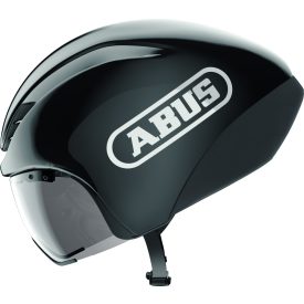   ABUS kerékpáros időfutam sisak GameChanger TT 1.1, In-Mold, shiny black, L (57-61 cm)