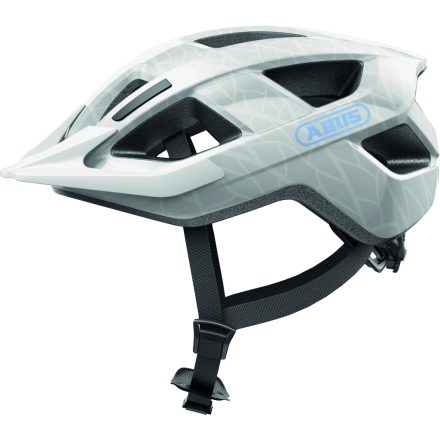 ABUS kerékpáros városi sisak Aduro 3.0 LED, In-Mold, white art S (51-55 cm)