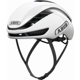   ABUS kerékpáros sport sisak GameChanger 2.0 RF kerekebb fejméretre, In-Mold, shiny white M/L (57-61 cm)