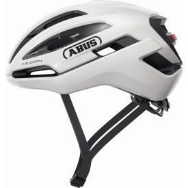  ABUS kerékpáros sport gravel sisak Taipan LED, In-Mold, shiny white, S  (51-55 cm)