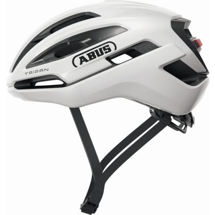 ABUS kerékpáros sport gravel sisak Taipan LED, In-Mold, shiny white, S  (51-55 cm)