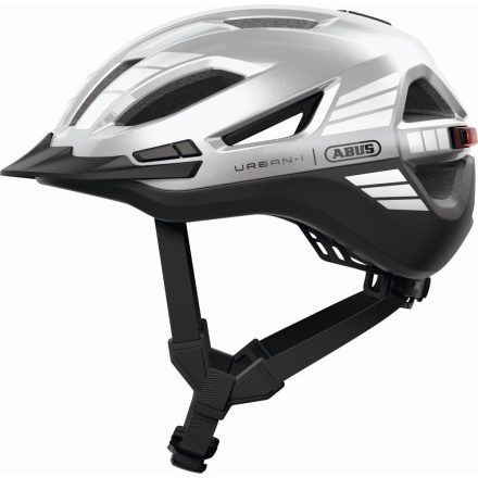 ABUS kerékpáros városi sisak Urban-I 4.0 ACE, In-Mold, signal silver, XL (60-64cm)