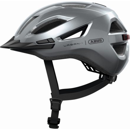 ABUS kerékpáros városi sisak Urban-I 4.0, In-Mold, graphite silver, XL (60-64 cm)
