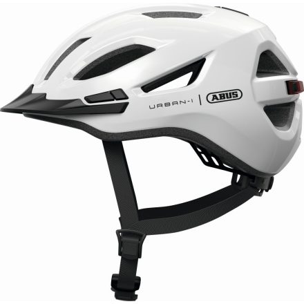 ABUS kerékpáros városi sisak Urban-I 4.0, In-Mold, shiny white, L (57-61 cm)
